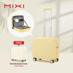 Mixi Carry On Suitcase 16 Inch Men Boarding Cabin Women Luggage Rolling Spinner Wheels Travel Bag 34L 100% PC Lightweight - AliExpress Luggage