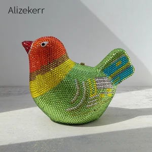 Alizekerr Bird Shaped Rhinestone Evening Bags Women Luxury Designer Chic Gorgeous Boutique Crystal Clutch Purses Wedding Party - AliExpress Women's Handbags