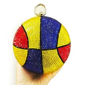 WHTUOHENG Woman Red/Yellow/Blue Ball Evening Bag Crystal Purse Diamond Female Bridal Dinner Prom Diamond  Wedding Party Handbag - AliExpress Women's Handbags