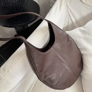 MOTINGSOME Fully Tanned Leather Cowhide Shoulder Bags Woman Luxury Designer Bag Oval Shape Tote Handbag Large Capacity 2026 New - AliExpress Women's Handbags
