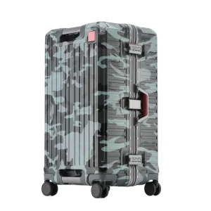 Suitcase Wide Handle Travel Suitcase Men 20 24 26 Carry-On Luggage Women PC Aluminum Frame Trolley Case - AliExpress Luggage