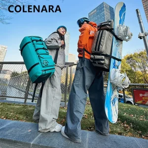 COLENARA Large Capacity Luggage Bag Oxford Cloth Ski Shoulder Backpack Women's Checking Bag Men's Wearable Reduced Storage Bag - AliExpress Travel Bags