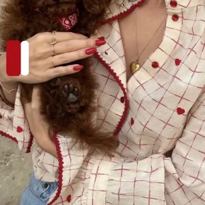 HEIDD Early Spring 2026 Cotton Shirt with Wood Grain  Long Sleeve  Collar Patchwork Design Breathable Women's Shirt - AliExpress Shirts & Blouses