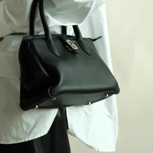Black Minimalist Fashion Genuine Leather Women Tote BagHandbag Real Leather Shoulder Crossbody Bag Commuter Bag Big - AliExpress Women's Handbags
