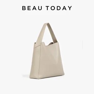 BEAUTODAY Tote Bags Women Genuine Cow Leather Solid Color Square Large Capacity Female Handbag Handmade 62051 - AliExpress Women's Handbags
