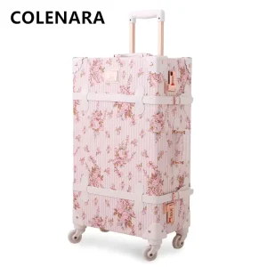 COLENARA Luggage 20"22"24"26-inch Large-capacity Trolley Case PU Boarding Box Set Women's Password Box Universal Wheel Suitcase - AliExpress Luggage