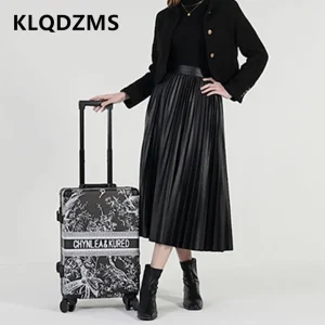 KLQDZMS Suitcase New ABS+PVC Boarding Box Men's Trolley Case Women's Password Box 20"24 Inch Universal Wheel Rolling Luggage - AliExpress Luggage