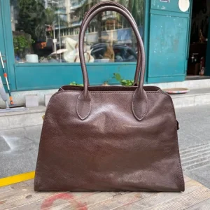 Vintage Women 2025 New Solid Color Casual Genuine Leather High Capacity Bag Tote Handbag Cowskin Single Shoulder Crossbody Bag - AliExpress Women's Handbags
