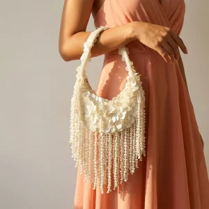 New Tassel Underarm Bag Luxury Beaded Shoulder Bag Fashion Design Dinner Evening Bag Women handbag - AliExpress Women's Handbags