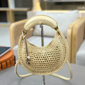 Summer 2026 Women's Hand Woven Shoulder Bag Banana Lafite Grass Design Casual Versatile Beach Vacation Handbag - AliExpress Women's Handbags