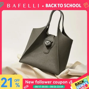 BAFELLI 2026 WOMEN'S HANDBAG TOTE TRAVEL BAGS GENUINE LEATHER CASUAL FASHION LUXURY BRAND UNISEX PURSE BUSINESS STYLISH DESIGNER - AliExpress Women's Handbags