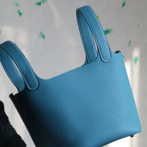 Blue High Quality Luxury Bucket Bag 100% Genuine Leather Women Tote BagHandbag Fashion Simple Real Cowhide Leather Lady Bag New - AliExpress Women's Handbags
