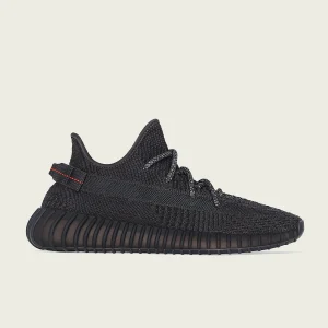Adidas Authentic YEEZY 350V2 Men's Women's Hollowed-Out Black Soul Black Angel Running Shoes FU9006 - AliExpress Sneakers