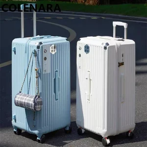COLENARA Large Capacity Thick Luggage Bag For Students Men's And Women's Five Wheel Shock-absorbing Travel Rolling Suitcase - AliExpress Luggage