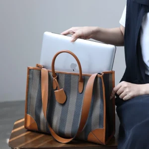 Women Large Capacity Tote With Computer Compartment Luxury Singler Shoulder Bags Detachable Shoulder Strap - AliExpress Women's Handbags