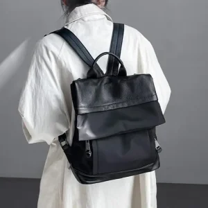 2026 Fashionable Lightweight Nylon Cloth Backpack With Large Capacity For Commuting And Leather Travel Computer Backpacks Trendy - AliExpress Women's Handbags