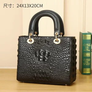 New Crocodile Pattern Luxury Designer Handbag One Shoulder Crossbody Genuine Leather Fashion Women's Bag High-end сумка женская - AliExpress Women's Handbags