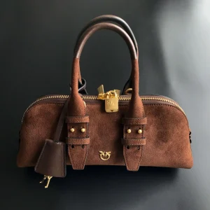 2026 new high-quality Genuine top-grain leather first-layer leather swallow  bowling handbag luxury сумка из воловьей к - AliExpress Women's Handbags