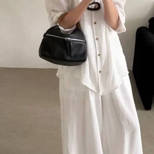 Elegant Soft Top Layer Cowhide Women's Handbag Large Capacity Crossbody Bag Fashionable Vintage Style Spring 2026 New Model - AliExpress Women's Handbags