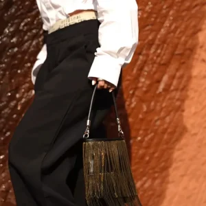 Fashion Unique Niche Designed Tassel Genuine Leather Women Tote BagHandbag Real Leather Lady Shoulder Crossbody Bag Small New - AliExpress Women's Handbags