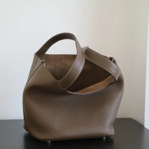 High Quality Luxury Bucket Tote Bag Genuine Leather Women BagHandbag Fashion Simple 100% Real Cowhide Leather Lady Bag Soft - AliExpress Women's Handbags