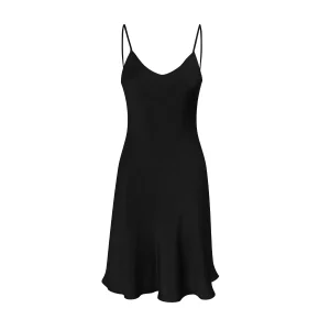 European and American Women's Summer Silk Nightgown 100% Mulberry Silk Simple Loungewear with Inner Suspender Design 2XL Size - AliExpress Women's Sleep & Lounge