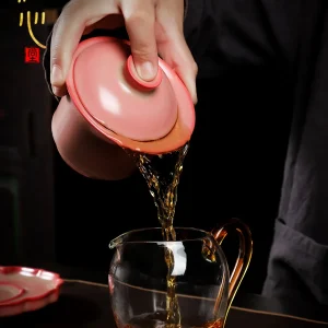 High-End Ceramic Large Gaiwan Single Pink Set Women's Brewing Bowl Household Making - AliExpress Kitchen,Dining & Bar