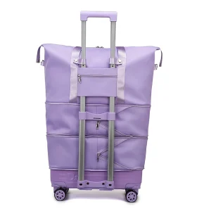 A Tote Bag with Wheels and A Pull Handle, Suitable for Daily Outings, Short and Long Trips, Moving, and School.two Compartments - AliExpress Travel Bags