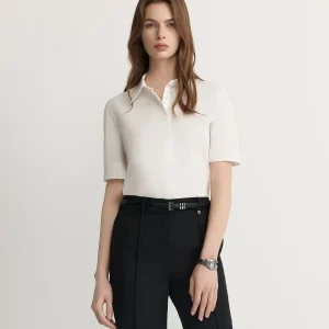 PRICH Casual Loose  Color Shirt Summer New Style Short Sleeve Turn-down Collar Women's Top Comfortable Polyester Fiber - AliExpress Shirts & Blouses