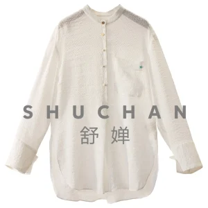 Haute Couture Silk Linen, Blouse Thin Summer Luxury 5K + Bubble Crepe Linen Sunshade Shirt Women's 25M6 - AliExpress Shirts & Blouses