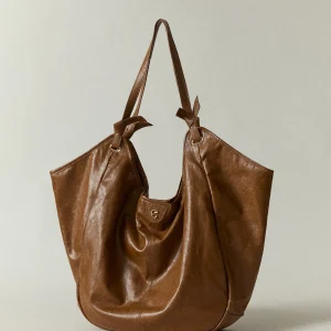 JACD Wilderness Brown Tote Bag Large Capacity Casual Women's Shoulder Bag 2026 New Autumn Winter Handbag Soft Leather - AliExpress Women's Handbags