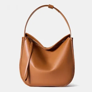 Women Brown Messenger Bag Soft Leather Fashion Girl Handbags Luxury Designer Shoulder Large Capacity Hobo Bag Satchel - AliExpress Women's Handbags
