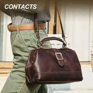 Soft Interior Compartment Shoulder Bags High Quality Contrasting Colors Crossbody Bag for Women Fashion Genuine Leather Handbags - AliExpress Women's Handbags