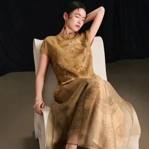 New Chinese Silk Heavy Top Women Spring Summer New Silk Shirt Vest - AliExpress Shirts & Blouses