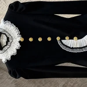 2026 NEW Good-looking Black Shirts Blouse for Women Spring Autumn Design Sense Waist Slim Ruffled Long Sleeved Shirt Top Female - AliExpress Shirts & Blouses