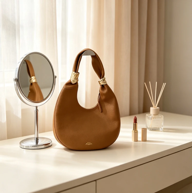 2026 New Fashion Black Grained Leather Face Hardware Half Moon Handbag Women Chic Trend High End Shoulder Bag Dumpling Bag - AliExpress Women's Handbags