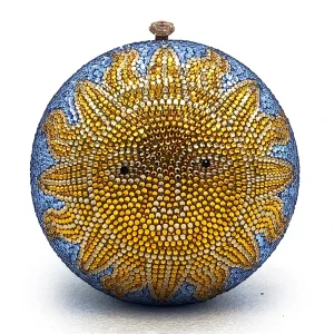 Round Sun Diamond Evening Clutches Bags Luxury Full Rhinestone Wedding Party Purses WHTUOHENG Crystal Women Prom Handbags - AliExpress Women's Handbags