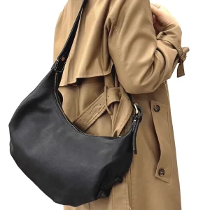 PNDME Casual luxury first layer cowhide shoulder bag outdoor daily travel designer handmade genuine leather female underarm bag - AliExpress Women's Handbags