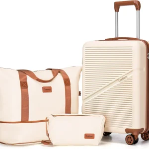 Airline Approved Carry-On Luggage Set, 20 Inch ABS Hardside Suitcases with Wheels and TSA Lock for Travel - AliExpress Travel Bags