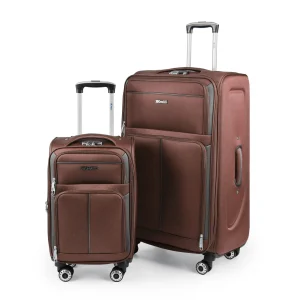 2-Piece Set Softshell Luggage Sets Softside Expandable Luggage Lightweight Travel Luggage Rolling Suitcase for Men Women - AliExpress Luggage