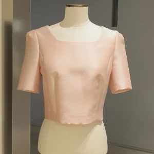 High-End Summer 2025 Women's Slim Fit irt ort Sve Square Collar Waist-Cinching ort Length Faionable Maturi Sle - AliExpress Shirts & Blouses