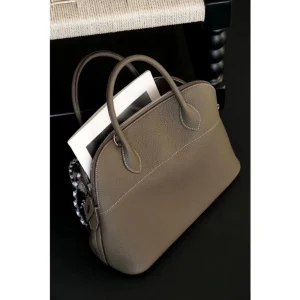 Premium Semi-handmade First-layer Cowhide Bowling Bag Portable Shoulder Large Shell Bag Commuting Temperament Versatile - AliExpress Women's Handbags