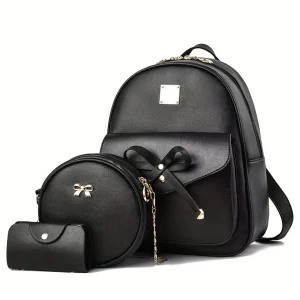 New Trendy 3pcs Backpack Set - Large Capacity Women's Leisure Travel Pack - AliExpress Women's Handbags