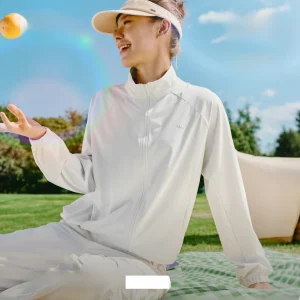 Banana Leaf Women's Loose Stand Collar Sun Protection Quick Dry Outdoor Sports Jacket Short Outerwear Nylon Fabric - AliExpress Functional Apparel
