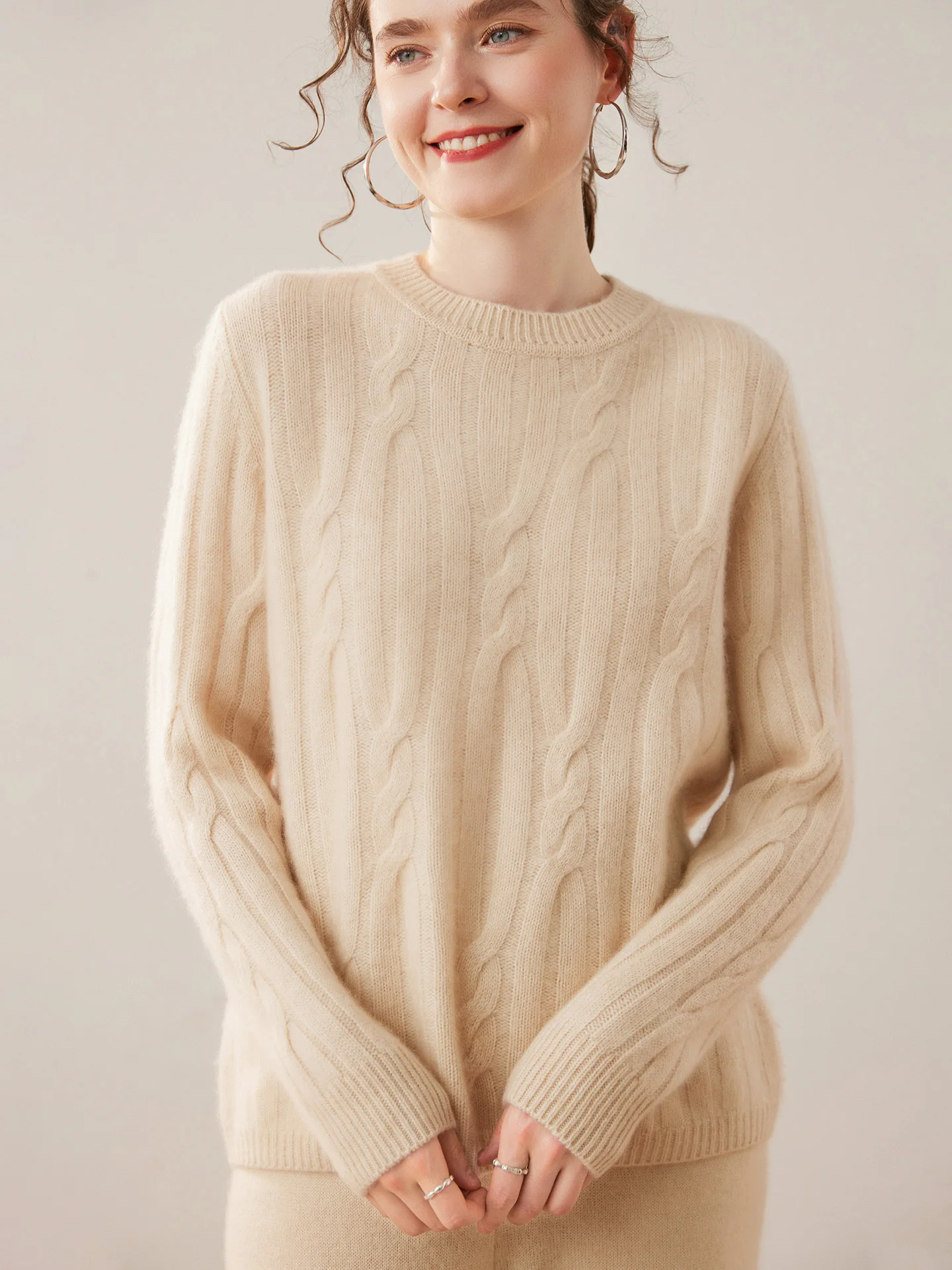 100% Cashmere Sweater Woman Pullover Clothes 2025 New Collection Knitwear High Quality Autumn Winter Soft Thick Cable Knit Tops - AliExpress Sweaters&Jumpers