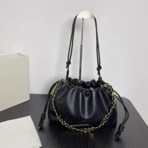 Brand Drawstring Shoulder Bag Fashion Pleated Cloud Bag Magnetic Buckle Design Versatile Crossbody Bag Women's Casual Chain Bag - AliExpress Women's Handbags