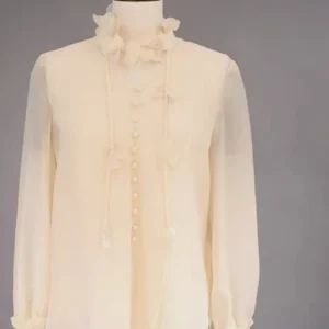 Elegant Long Sleeve Cotton Shirt Women's Commute Floral Decorated Breathable Comfortable Fashionable Summer New Style - AliExpress Shirts & Blouses