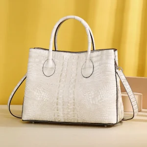 2026 New Fashion Alligator Pattern Women Handbags European Cow Genuine Leather Shoulder Female Girl Brand Luxury Crossbody Bag - AliExpress Women's Handbags