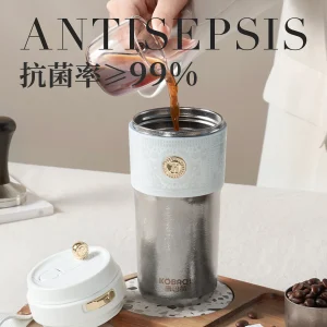 YFY thermos cup titanium  high value portable water cup straw  women's high-end exquisite coffee - AliExpress Kitchen,Dining & Bar