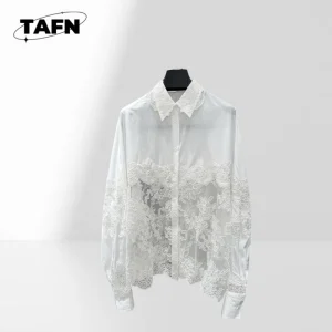 Women's Linen Shirt Tunic Style Casual Loose Blouse Women's Button Down Shirt Color Block Casual Blouse AJ1511 - AliExpress Shirts & Blouses